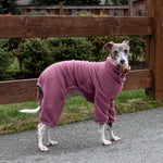 Fleece Dog Onesie - Rose Pink